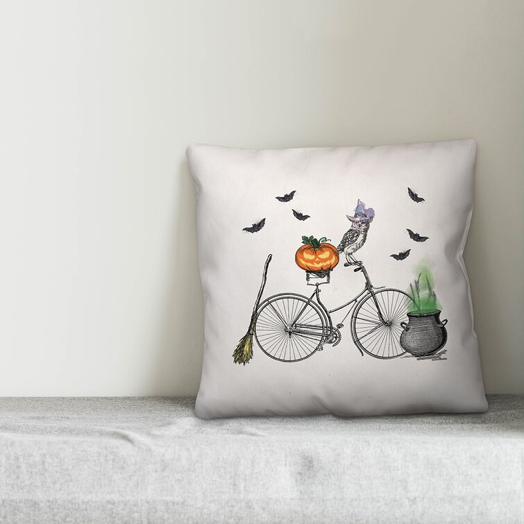 Bicycle clearance throw pillow